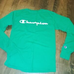 Champion light long sleeve t shirt small